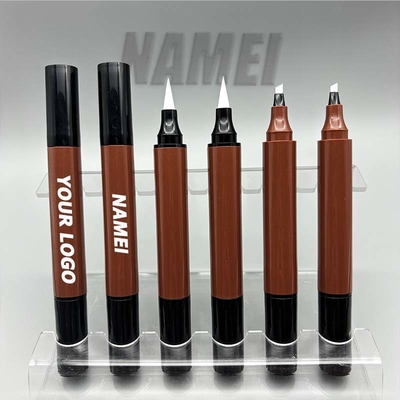 ভালো দাম পাইকারি 2 ইন 1 ব্রো পেনসিল এবং Eyeliner কাস্টমাইজড প্রিন্টিং খালি ব্রো পেনসিল এবং Eyeliner টিউব কন্টেইনার অনলাইন